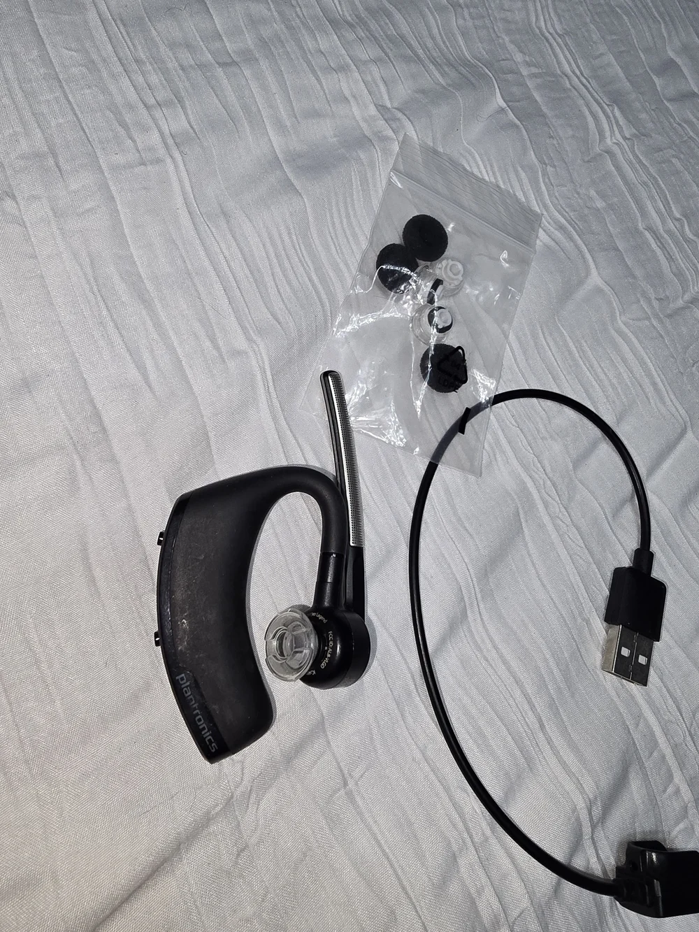 Plantronics Voyager Legend Headset with Charging Cable and Ear Tips